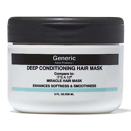 Generic Value Products GVP Deep Conditioning Hair Mask, Color Safe, Repairing, Dry Damaged Hair, Anti-Frizz, Detangling, Stops Breakage, Moisturizing