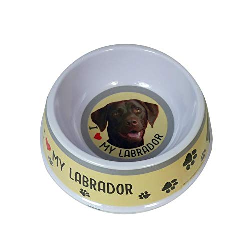 LABRADOR BROWN PET BOWL