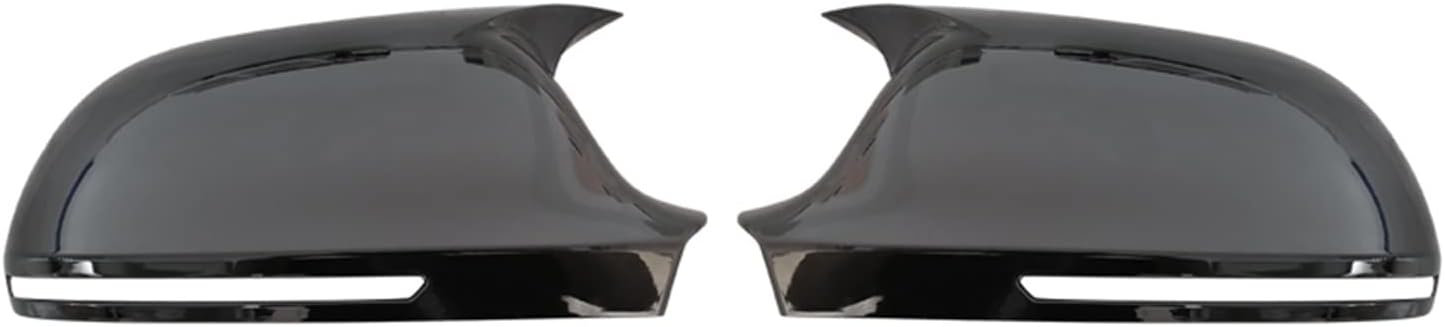 Mirror Cover Rearview Side Mirror Cap S Line Fit for Audi A3 8P A4 A5 B8 2008-2009 B8.5 2011-2016 Rearview Mirror Cover (Color : Bright Black)