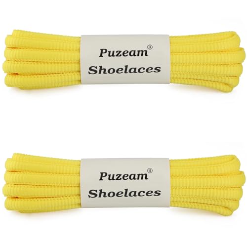 Image of 2 Pairs Oval Athletic Shoelaces 33 Colors 1 /4 inch Half Round Shoe Laces for Sneakers