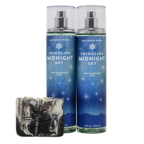 Twinkling Midnight Sky Gift Set - Includes 2 Fine Fragrance Mist and a 4 oz Artisan Bar Soap