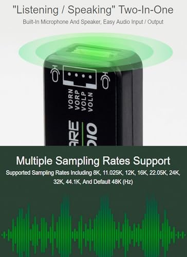 USB to Audio USB 사운드 카드, 8Ω 5W 스피커, 드라이버 프리 플러그 앤 플레이 — 사진 3
