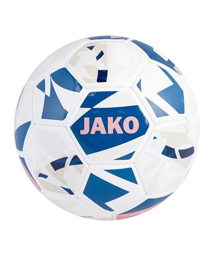 JAKO Unisex Ball Futsal, Weiß/Jako-Blau, 4