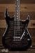 Ibanez 6 String Solid-Body Electric Guitar, Right, Transparent Black Sunburst (GRX70QATKS)