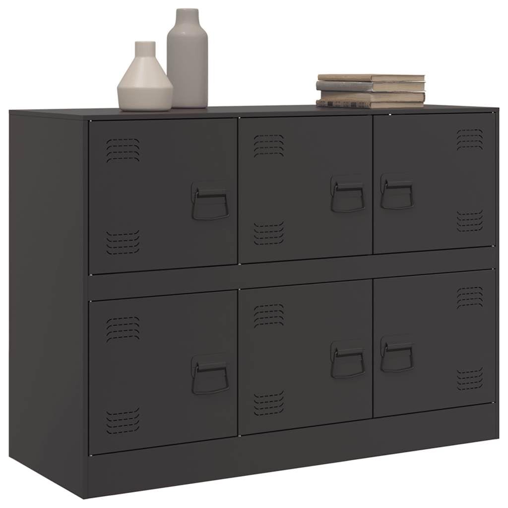 Fengshui Kredens czarny, 99 x 39 x 73 cm, stal