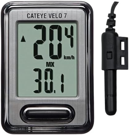 CATEYE Velo Wired Bike Computer – Entry-Level Speedometer and Odometer, Perfect for Beginner Cyclists, Auto Start/Stop, Easy Setup for Road, MTB, Gravel Bikes, 3 Year Battery Life