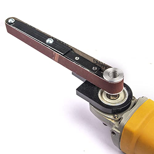 Angle Grinder Conversion Tool, Grinder Tool Modified to Belt Sander Polisher Attachment, for 100 125 Disc Size, Multi-Purpose for DIY, Woodworking, Metalworking, and Home Improvement Projects by CHICIRIS - Used condition - US$11.41