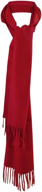 EVELYN BROOKS Luxury 100% Pure Peruvian Soft Baby Alpaca Reversible Wool Scarf for Men & Women - Variety of Colors