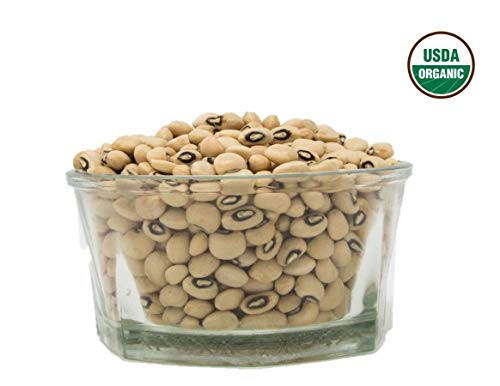 Aiva Organic Black Eye Beans - Usda Certified 4 Lb #TOP1