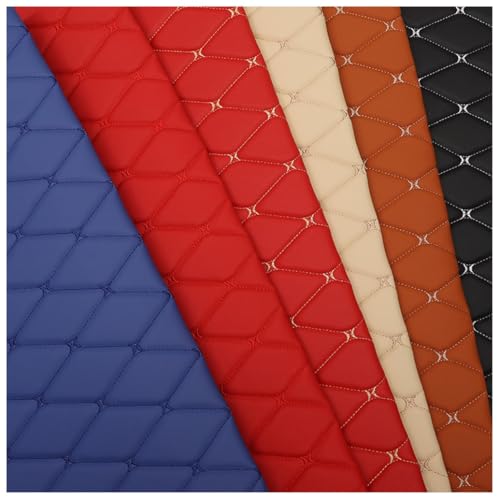 Cuir synthétique matelassé marron pour rénover un fauteuil de salon cosy - 2