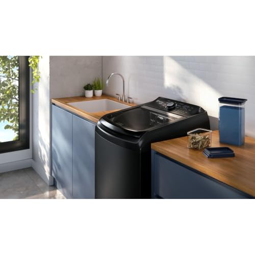 Máquina de Lavar Electrolux 14,5kg Preta Efficient Cesto Inox Jet&Clean e Filtro Fiapos 220v LEP15 #5