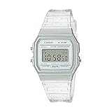 並行輸入品 日本未発売 CASIO カシオ スタンダード F-91WS-7 腕時計 メンズ レディース キッズ 子供 男の子 女の子 チープカシオ チプカシ デジタル 日付 ホワイト 白 スケルトン 海外モデル [並行輸入品]