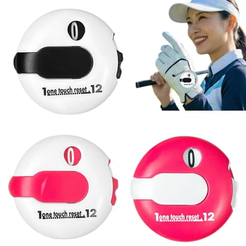 Chairleiro Golf Stroke Counter 1.2 Inch with Touch Reset
