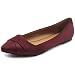 Ollio Women's Shoe Light Comfort Faux Suede Cross Strappy Ballet Flats