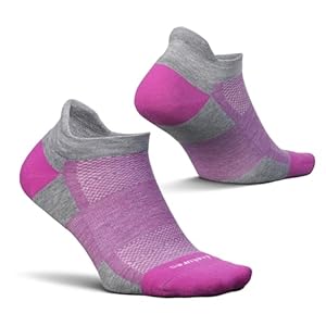 Feetures High Performance Max Cushion Ankle Sock – No Show Socks for Women & Men with Heel Tab – (1 Pair)