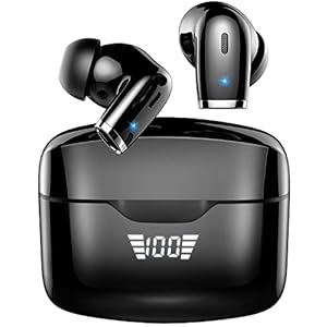 Bluetooth Kopfhörer Kabellos, in Ear Kopfhörer Bluetooth 5.3 mit Dual HD Mikrofon, 40Std Immersiver Premium Sound…
