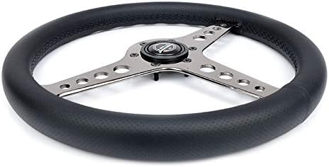 Miniatura 8 de NRG Innovations NRG-ST-034MC-PR Volante ligero para juegos Driftz- Fabricado con cuero perforado, compuestos ligeros y radios NeoChrome con agujeros