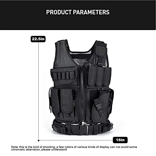 AZB Tactical Airsoft Paintball Vest - Thumbnail 2