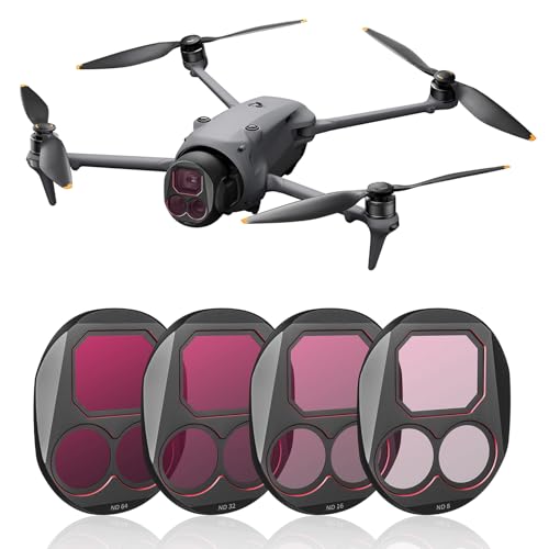 Filtres ND pour drone DJI Mavic 4 Pro pour réussir vos vidéos de vacances à la mer ou montagne