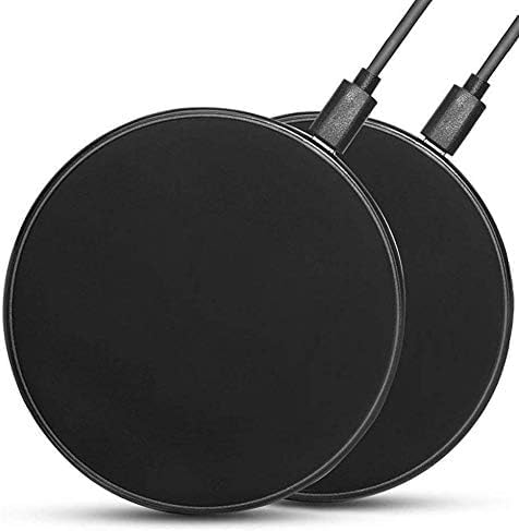 Image of 2Pcs Fast Wireless Charger, 15W Max Wireless Charging Stand Compatible with iPhone 17 /17Plus /17Pro /16 /16Plus /16Pro /15 /14 /13 /12 /11 /X /XR, Samsung Galaxy S25 /S24 /S23 /S22 /S21 /S20 /S10 /S9 /S8 Note 20