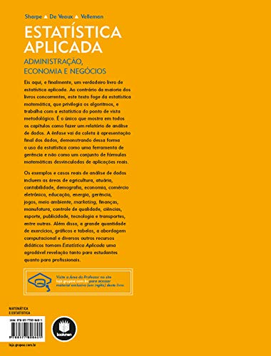 Estatística Aplicada: Administração, Economia e Negócios
