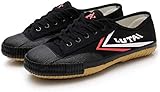 ZKHD Wu Shu Kung Fu Shoes,Shaolin Monk Martial Arts Shoes,Tai Chi Shoe Unisex Canvas Anti-Slip Fashion Qigong Trainerss,Black-37