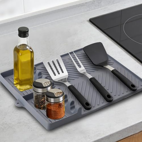 Alfombrilla de silicona premium para encimera de diseño resistente y lavable 7