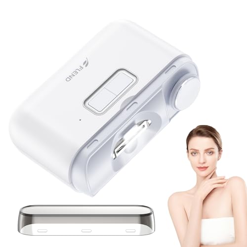 Electric Nail Clipper & Polisher, 2-in-1 Automatic Nail Trimmer for All Ages, 2-Speed Fingernail Clipper with LED Light, Rechargeable & Silent Designed Manicure Set for Baby Kids Seniors Weak Hands