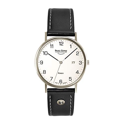 Bruno Söhnle Herren-Armbanduhr Rondo Analog Quarz Leder 17-13105-221