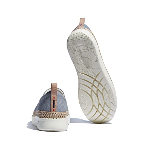 UIN Men's Art Painted Loafers Slip On Casual Travel Shoes Lightweight Comfort Walking Fashion Sneaker Tarragona Series3