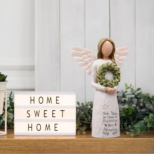 Figura de ángel de resina pintada a mano para hogar nuevo miniatura 2
