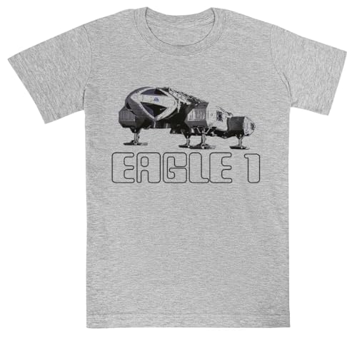 Stampato in Europa Generico Space 1999 Eagle 1 T-Shirt Grigia A Maniche Corte per Bambini