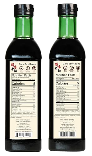 Image of NPG Dark Soy Sauce Set 16.9 fl oz (Pack of 2), All Purpose Cooking Sauce | Naturally Brewed for Rich Umami Flavor, Ideal for Stir-Fries, Braising, Noodles, Fried Rice, Chinese & Korean Cooking