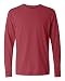 Comfort Colors Ringspun Garment-Dyed Long-Sleeve T-Shirt - CRIMSON - L