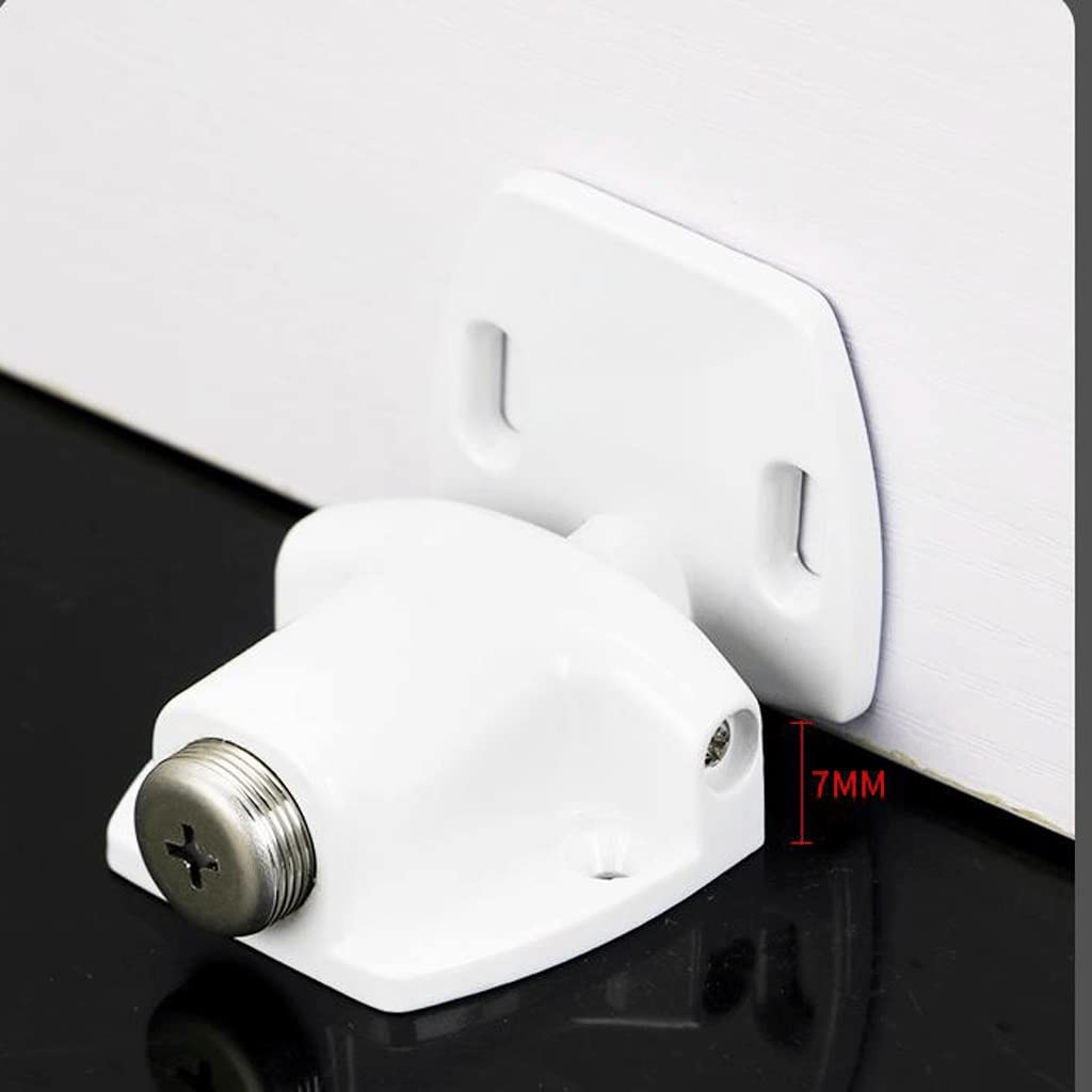 Magnetic Door Stop Tope De Puerta Con Succión for Suelo Baño, Negro Y Blanco(Schwarz)