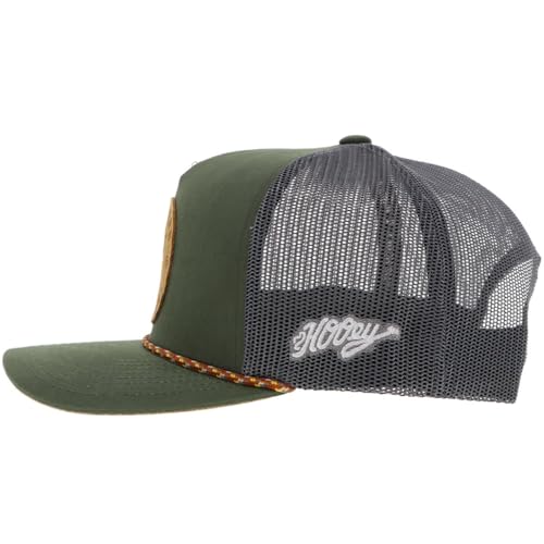 Image of HOOEY Spur Adjustable Snapback Hat - High Profile 5-Panel Breathable Mesh Baseball Cap, Trucker Hat for Men and Women