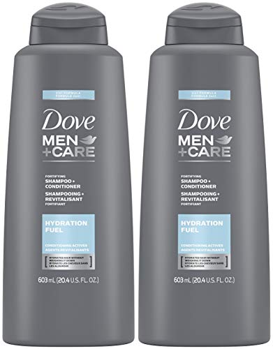 Dove Men+Care 2-in-1 Fortifying Shampoo and Conditioner, Hydration Fuel, 20.4 Ounce (Pack of 2) Dove Men+Care 2-in-1 Fortifying Shampoo and Conditioner, Hydration Fuel, 20.4 Ounce (Pack of 2)