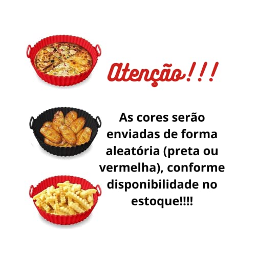 Forma de Silicone para Air Fryer Antiaderente Reutilizável