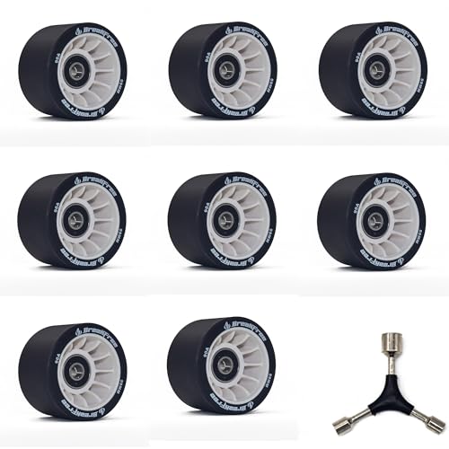 B BREAKFREE 59x38mm 8 Pieces 90A With Bearings and Mounting Tools...