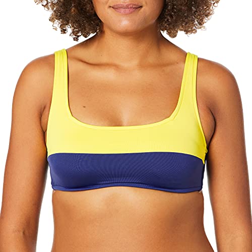 Seafolly Women's Dd Cup Tank Bikini Top Swimsuit, Loop Blue Opal, 6