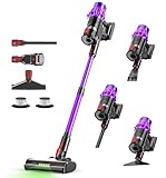 Cordless Vacuum Cleaner, 600W 50Kpa 70Mins, Vacuum Cleaners for Home, Stick...