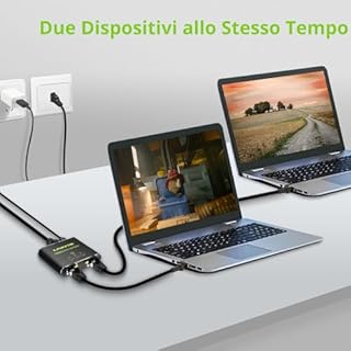 LiNKFOR Splitter Ethernet RJ45 Switch LAN 2 Porte Gigabit 1000Mbps Répartiteur per Rete Cat8/Cat7/Cat6 Compatibile con Router, Modem, PC (1 Ingresso 2 Uscite)