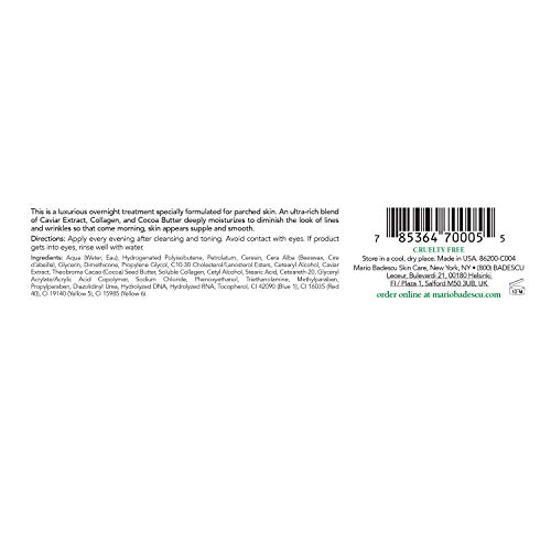 Mario Badescu MBCAVIARNITECRM1OZ Caviar Night Cream For Women Anti Aging Ultra-Rich Face Cream Formulated thumb #1