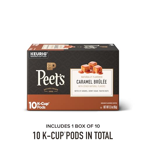 Peet's Coffee Coffee Pods, Medium Roast, Caramel Brulee, 10 K Cups - image 3