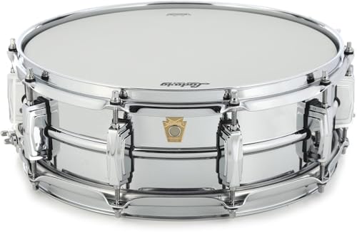 Ludwig LB400B Chrome-Over-Brass Snare Drum - 5 x 14-inch