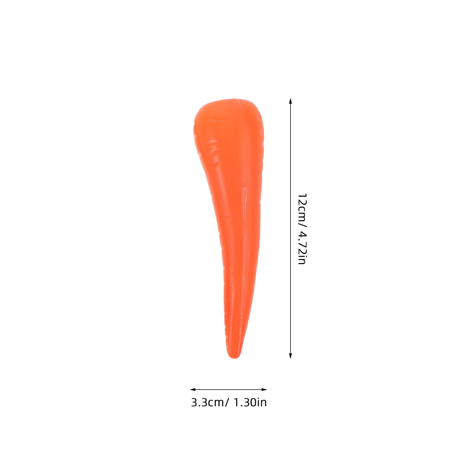 100 Stück Schneemann Nasen aus Kunststoff 12cm Große Orange Karottennasen als Ersatz für Schneemann Bastelmaterialien und Weihnachtsdekoration