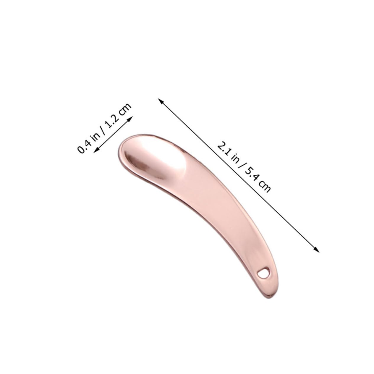 Ipetboom 3-piece Face Cream Spoon Set Zinc Alloy Beauty Scoops for Skincare Small Lightweight Easy to Carry for Lotion Moisturizer Mask Applicati