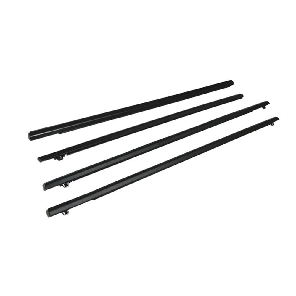 Syxlsjw 2017-2021 Sealing Strip 4Pcs Window Rubber Seals Trim For Honda For Civic Hatchback Fk 10Th 5Door Weatherstrip Seal Side Door Glass Belt 72950-Tgga01