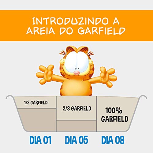 Areia Higiênica do Garfield Controle de Odor, Clássica, Natural 2 kg