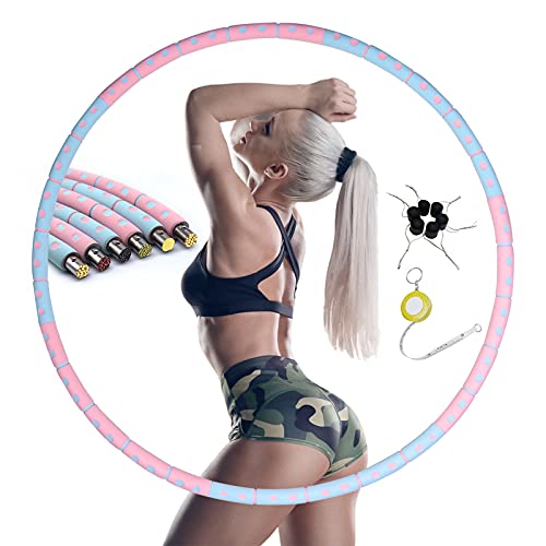 Synchain Hula Hoop - Aro de hula hoop para adultos, desmontable, de 1 a 3,2 kg, para profesionales y sensibles al dolor Cover